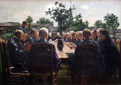La comida fúnebre de Léon Frédéric